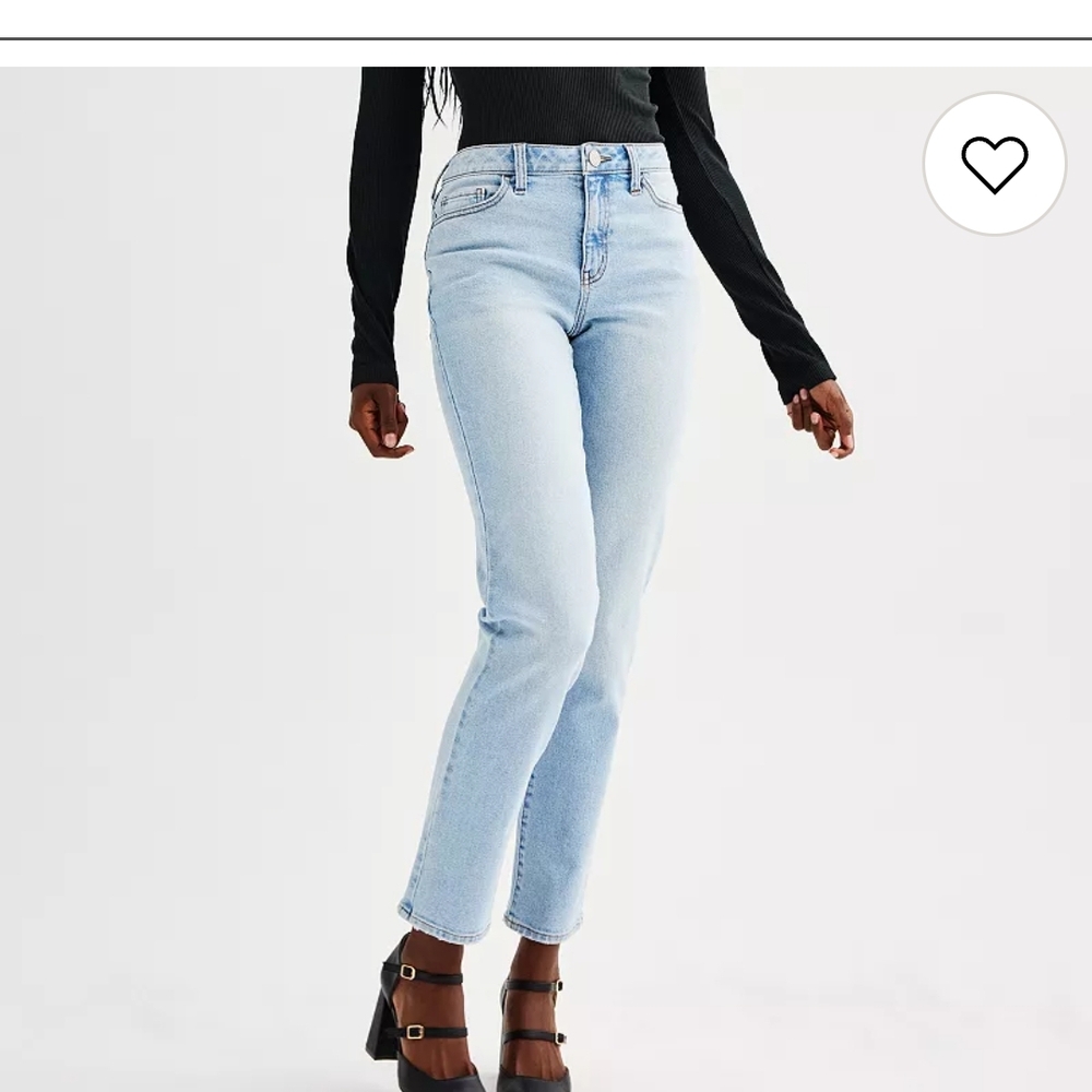 SO Women's Mid Rise Light Blue Jeans